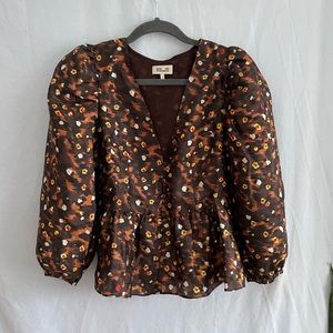 BAUM UND PFERDGARTEN Mallow Top in Cheetah Garden